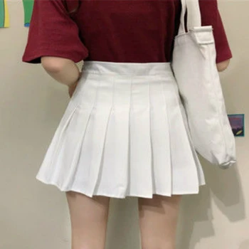 Plisuotos Kelnės Moterims Vasaros Aukšto Juosmens Kietas Preppy Stilius Studentų Japonų Mielas Saldus Mergaičių Šokio Mini Naujas Korėjiečių Atsitiktinis Femme
