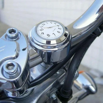 Motociklo Laikrodis Aliuminio Dulkėms Universalios Aliuminio Lydinio, Motociklu Vairo Kalno Šviesos Kvarcinis Laikrodis Žiūrėti