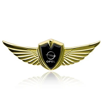 Automobilių metalo lipdukas 3D trimatis sparnų pusėje ženklas įstaiga, opel astra h, astra j, g, corsa insignia vectra c vivaro zafira b