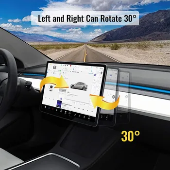Ancar Ekrane Sukasi Turėtojas Tesla Modelis 3 Modelis Y Konsolė Navigacijos Ekrano 30 Laipsnių Pasukama Originalūs Užsakymą Stendas