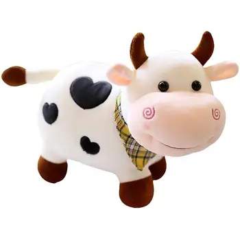 Animacinių Filmų Šypsena Pliušinis Karvė Pliušiniai Žaislai Iškamša Žaislų Mergaitėms Medvilnės Gyvūnų Pliušinis Lėlės Užpildyti Namų Puošybai Gimtadienio Dovana