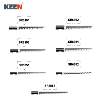 Keentools ESKO Cutter Braižytuvai 6mm Geležtėmis, dantytomis SR6351 SR6352 SR6353 SR6354 SR6551 SR6552 SR6553