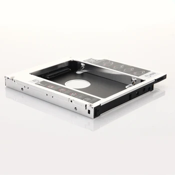 Universalios Aliuminio 12.7 mm, SATA 2-asis Kietasis Diskas HDD SSD Optinis bay Caddy Rėmas ASUS K53SV-SX513V K53SD-SX521V K53SK K53SM