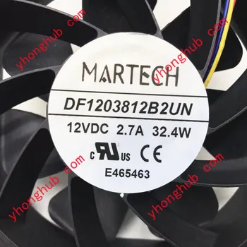 MARTECH DF1203812B2UN DC 12V 2.7 120x120x38mm 4-Wire Serverio Aušinimo Ventiliatorius