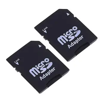 Didmeninė 2 Vnt Micro SD TransFlash TF Kortelę į SD SDHC Atminties Kortelė, Adapteris Keitiklis