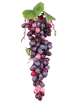 5vnt Netikrą Vynuogių Kekės Vaisiai Plastiko Vynuogių, Žalieji Augalai Vidaus Apdaila, Padirbtų Augalų Sienos Biuro Dekoras Namuose Decore