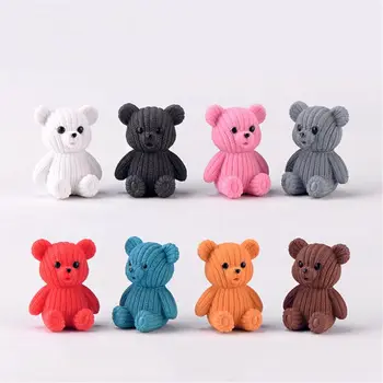 Populiarus Šalies Namų Dekoravimo Reikmenys Mielas Plastiko Tedy Bear Miniatiūriniai