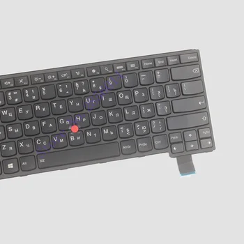Rusijos Išdėstymo Klaviatūra Lenovo Thinkpad S3 JOGOS 14 RU Juoda su rėmu ir Red point stick klaviatūra su apšvietimu
