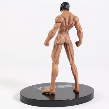 14cm Ataka Titan Anime Pav Eren Yeager Įkūrimo Titan Milžinišką Lėlės Statulėlės PVC Modelio Surinkimo Žaislas